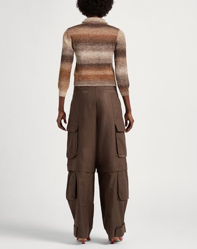 Woman Turtleneck Dark brown Size 10 Alpaca wool, Polyamide