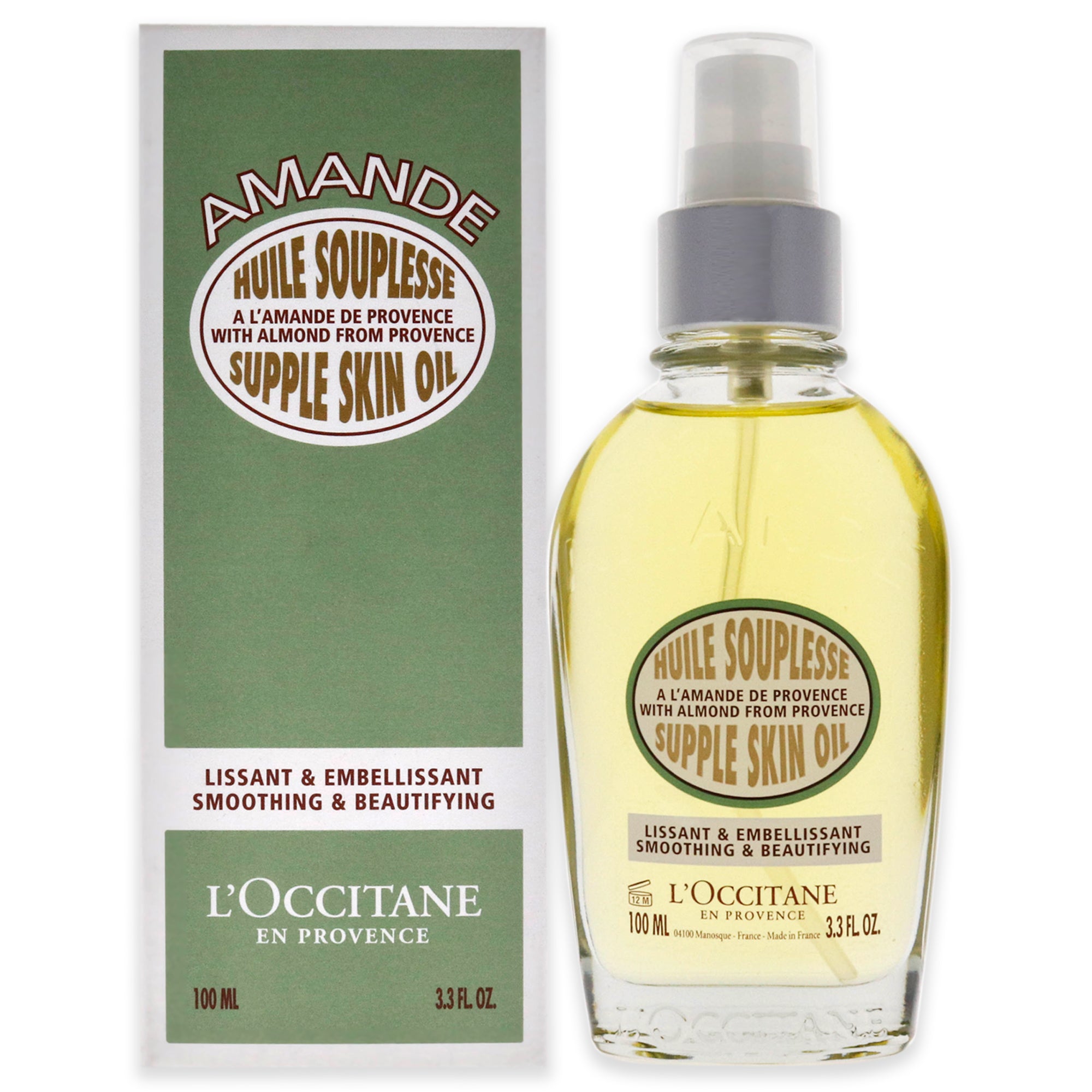 Almond Supple Skin Oil For Unisex 3.4 oz Body Oil