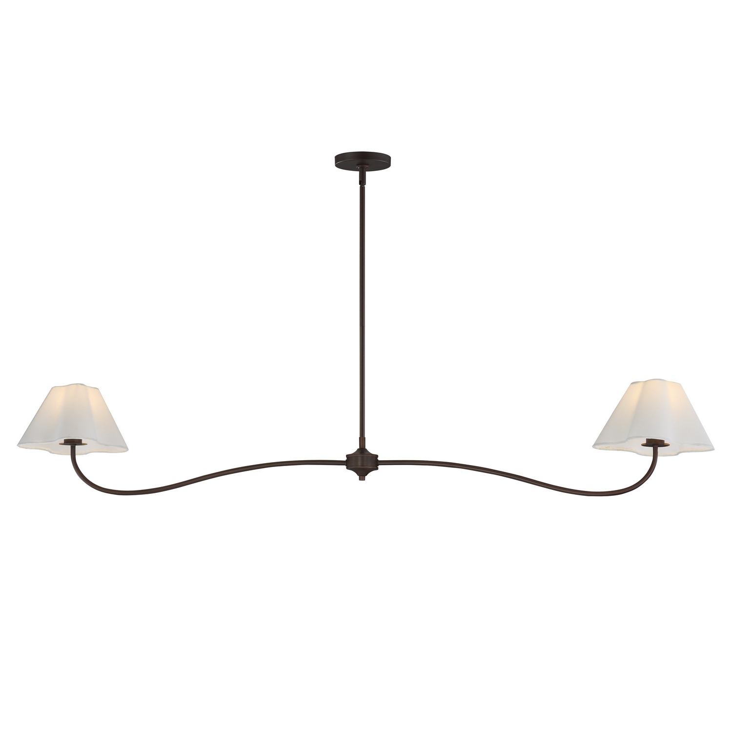 Oil Rubbed Bronze Pendant from the Saxon Collection