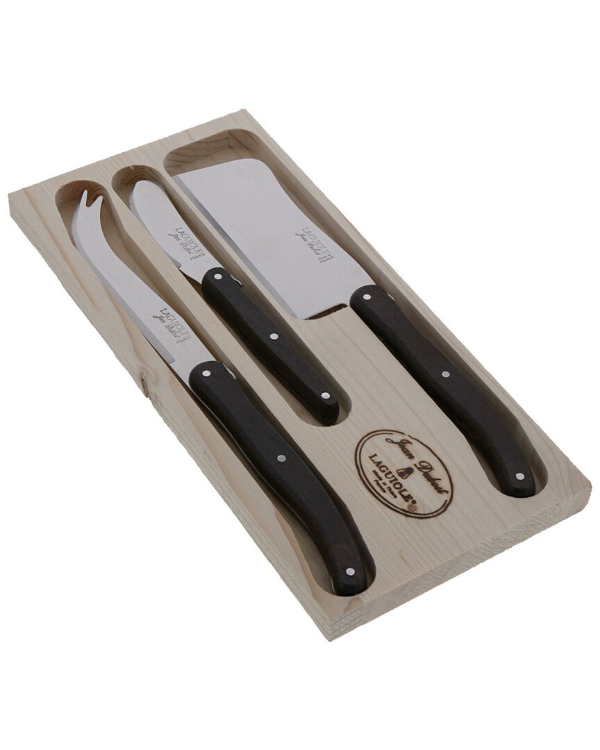 3Pc Cheese Set With Cleaver