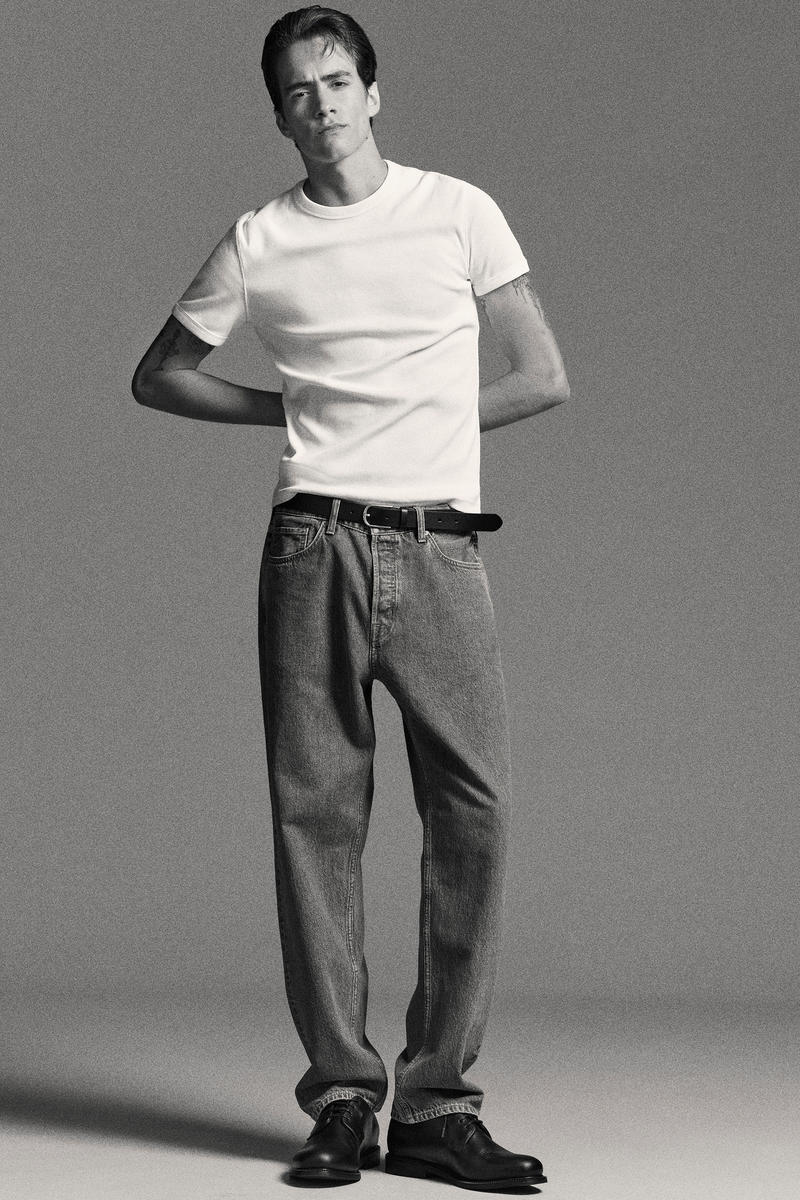 Slim Ribbed Cotton T-Shirt
