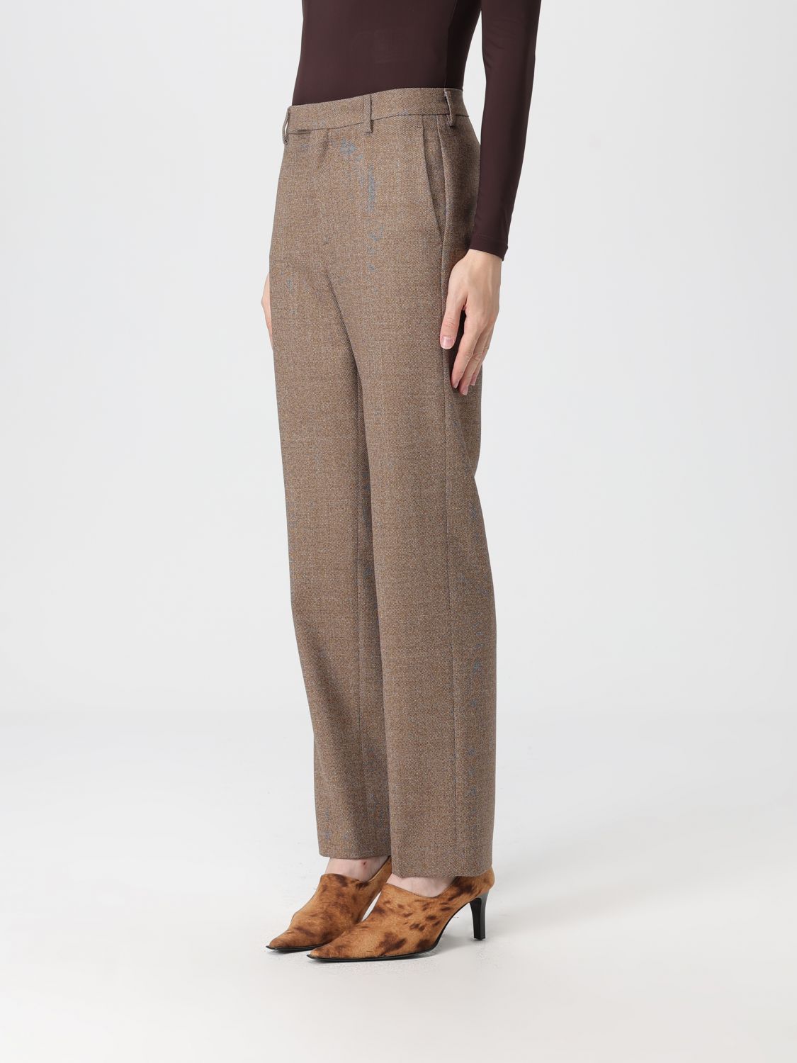 Pants Woman color Beige