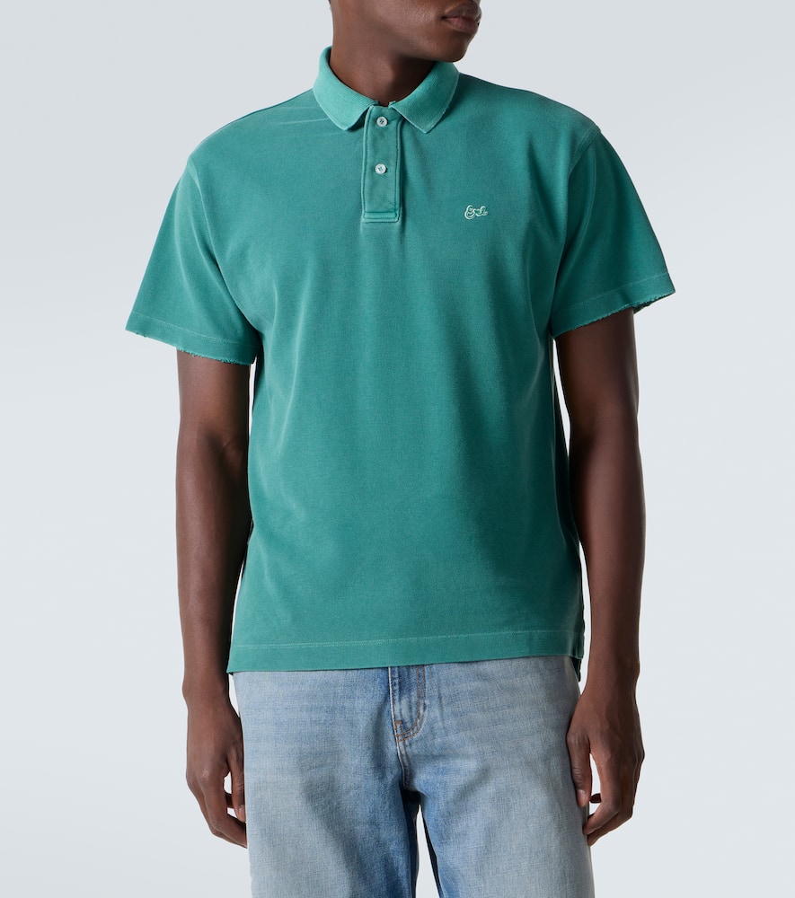 Logo cotton polo shirt