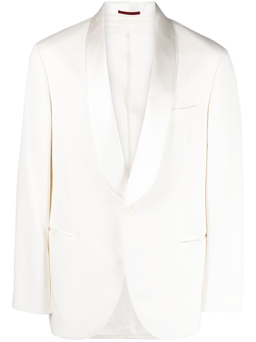 Silk suit jacket - White