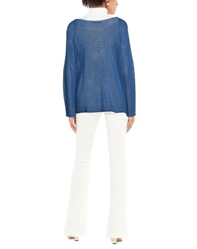 Woman Sweater Blue Size M Viscose, Polyamide, Lurex