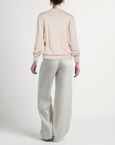 Woman Sweater Beige Size 10 Silk, Cashmere