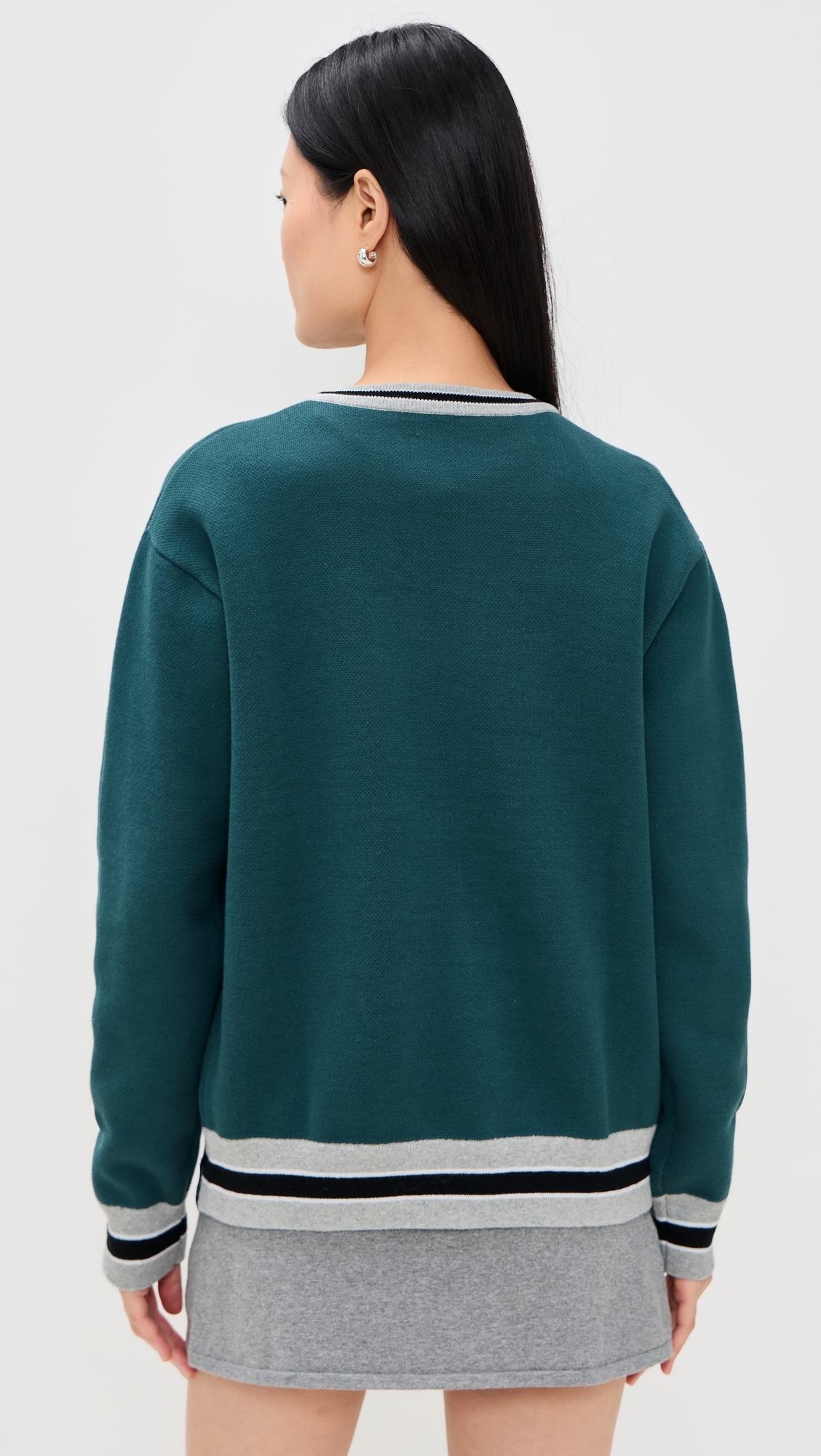 Eagles Crewneck Sweater Eagles Midnight Green