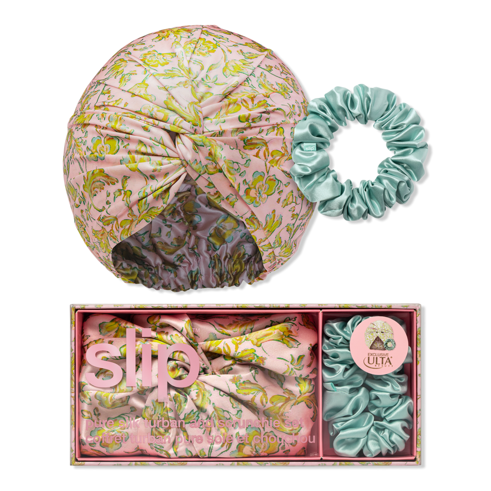 Pure Silk Turban Gift Set - Fern
