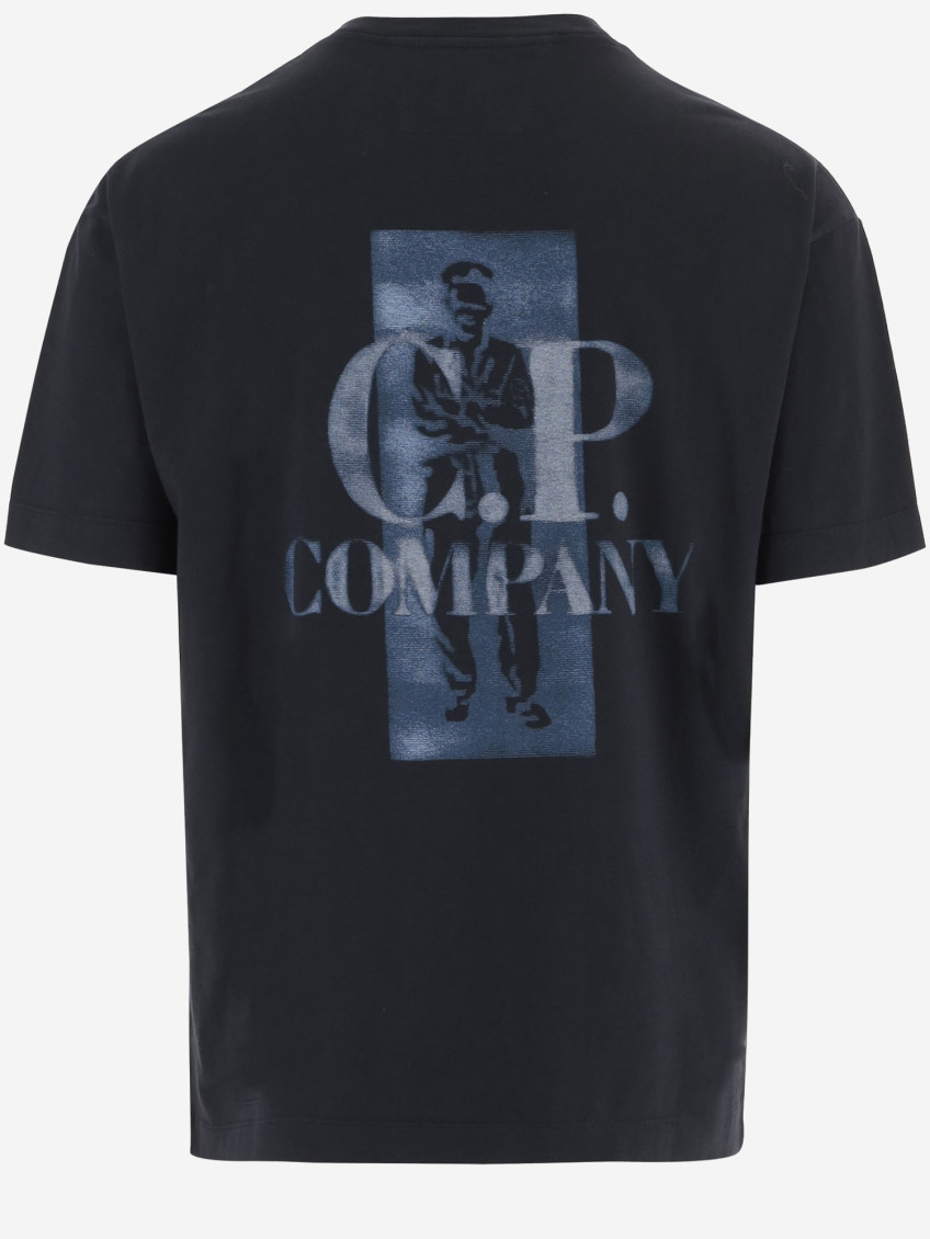 C. P. Company Cotton T-shirt With Logo