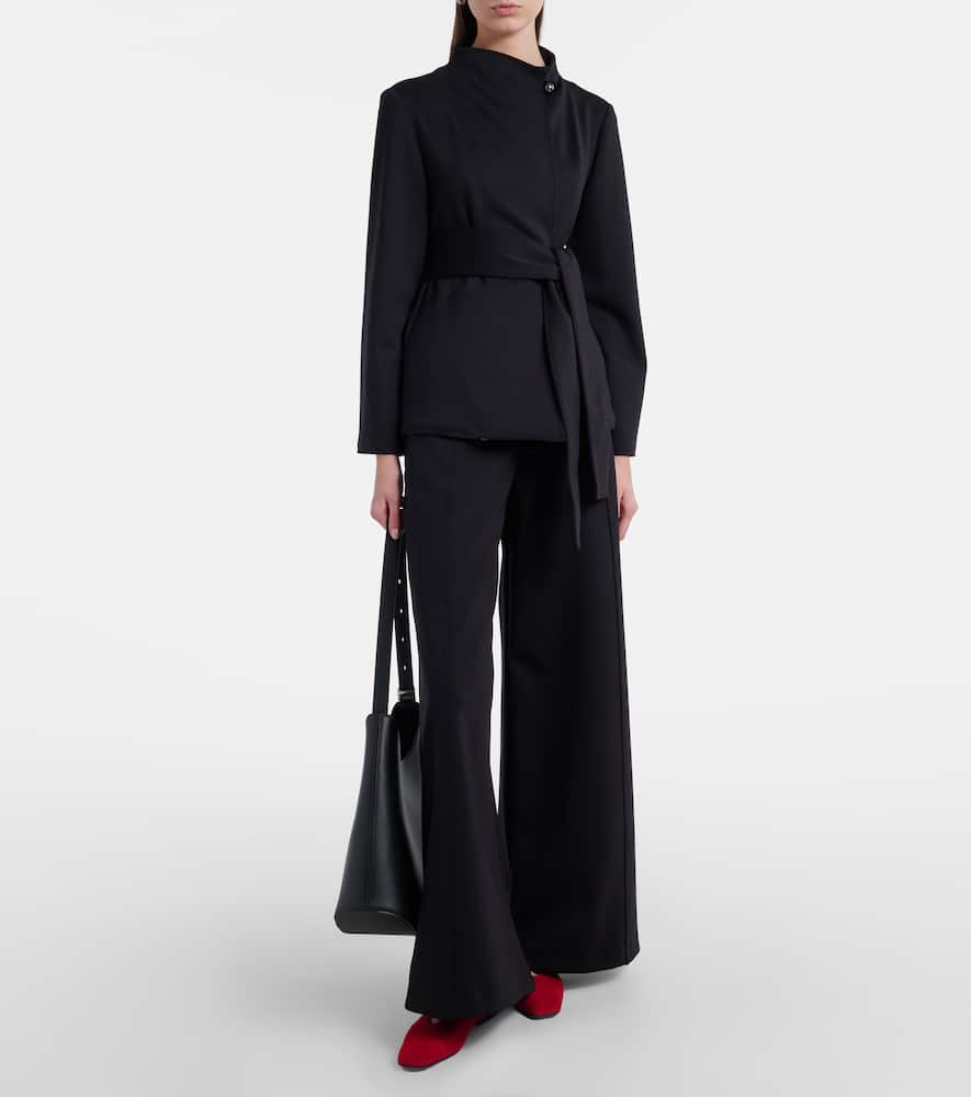 Nigella jersey wide-leg pants