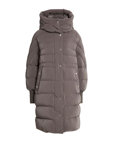 Woman Puffer Taupe Size 4 Polyamide, Polyester, Virgin Wool