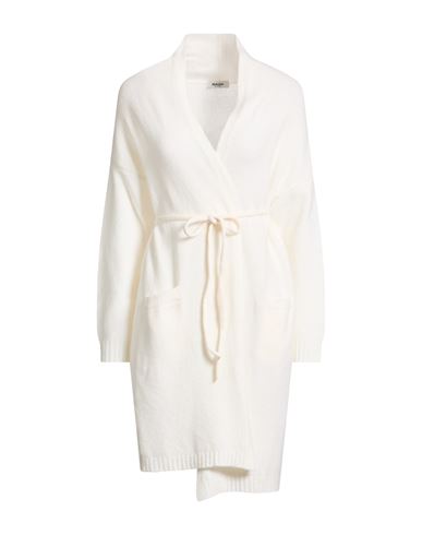 Woman Cardigan Ivory Size 4 Wool, Polyamide, Polyester