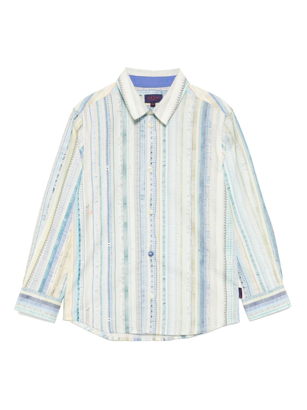 Pattern-printed shirt - Blue