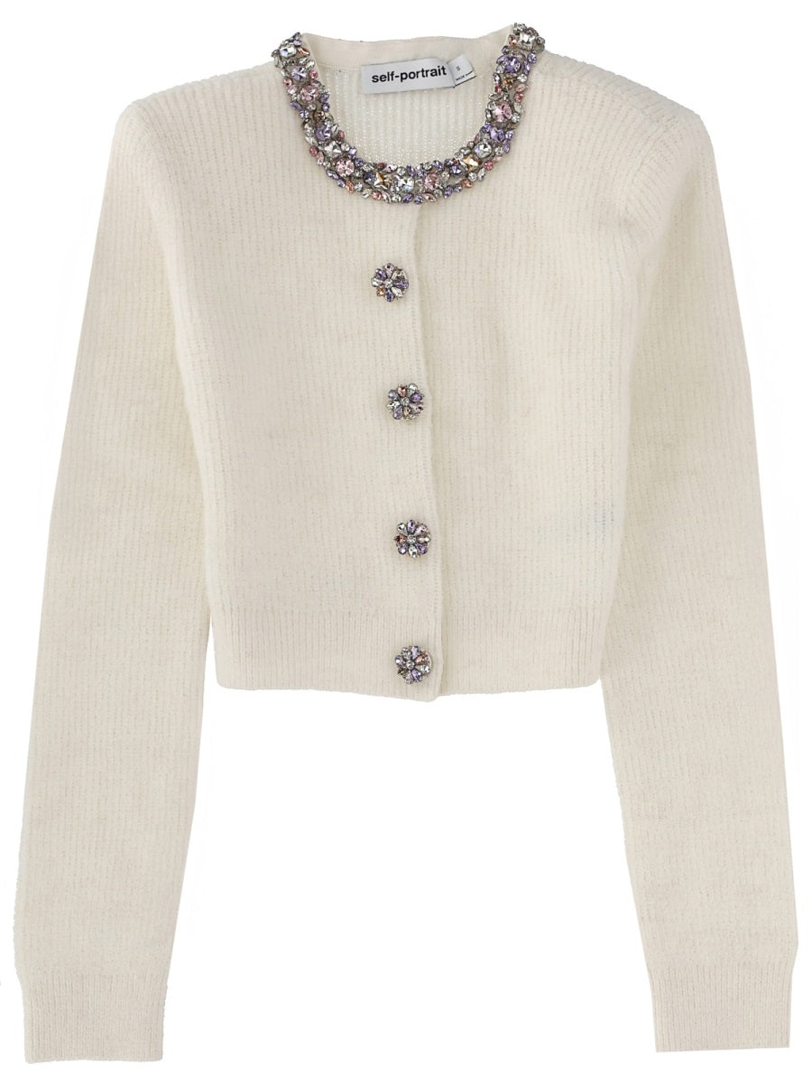 Cardigan with Diamanté Detail