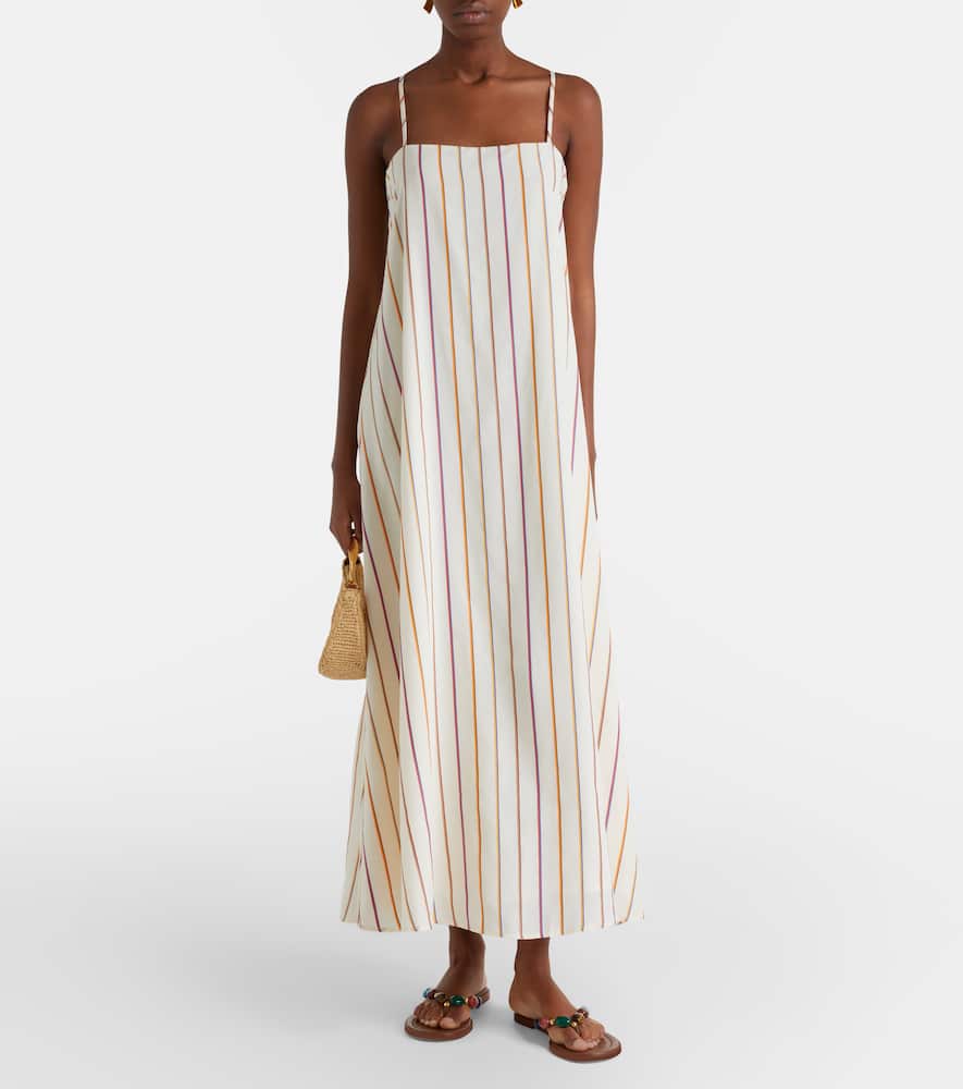 Melfi striped maxi dress