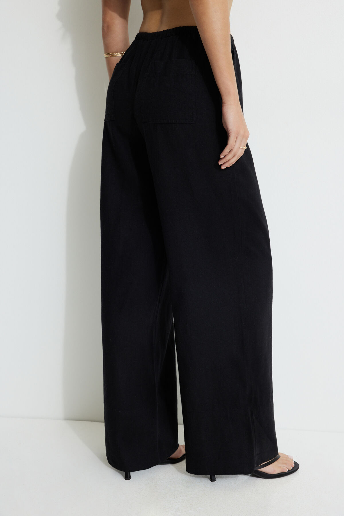 Leo Wide Leg Linen Pants