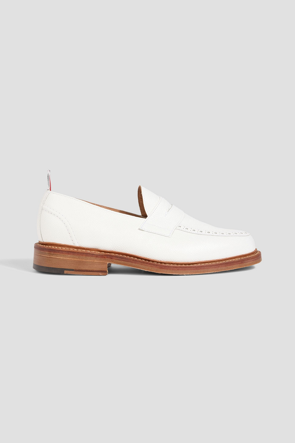 Leather penny loafers - White - US 8