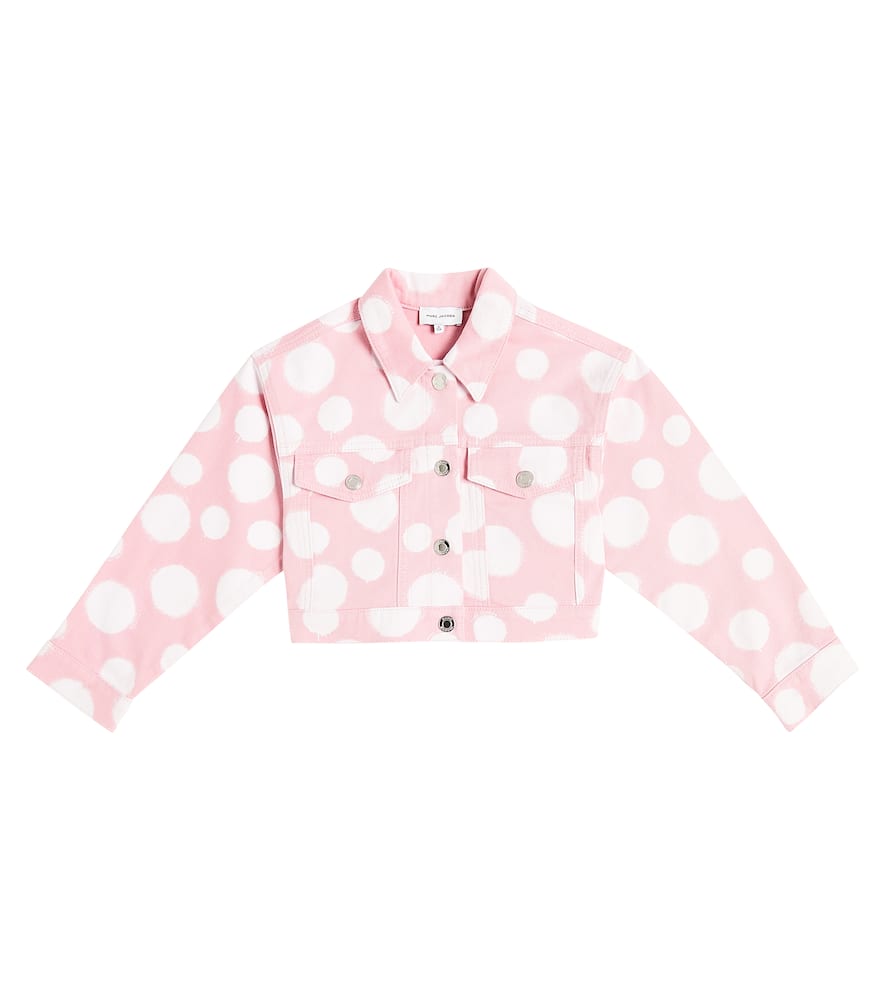 Marc Jacobs Kids Polka-dot denim jacket