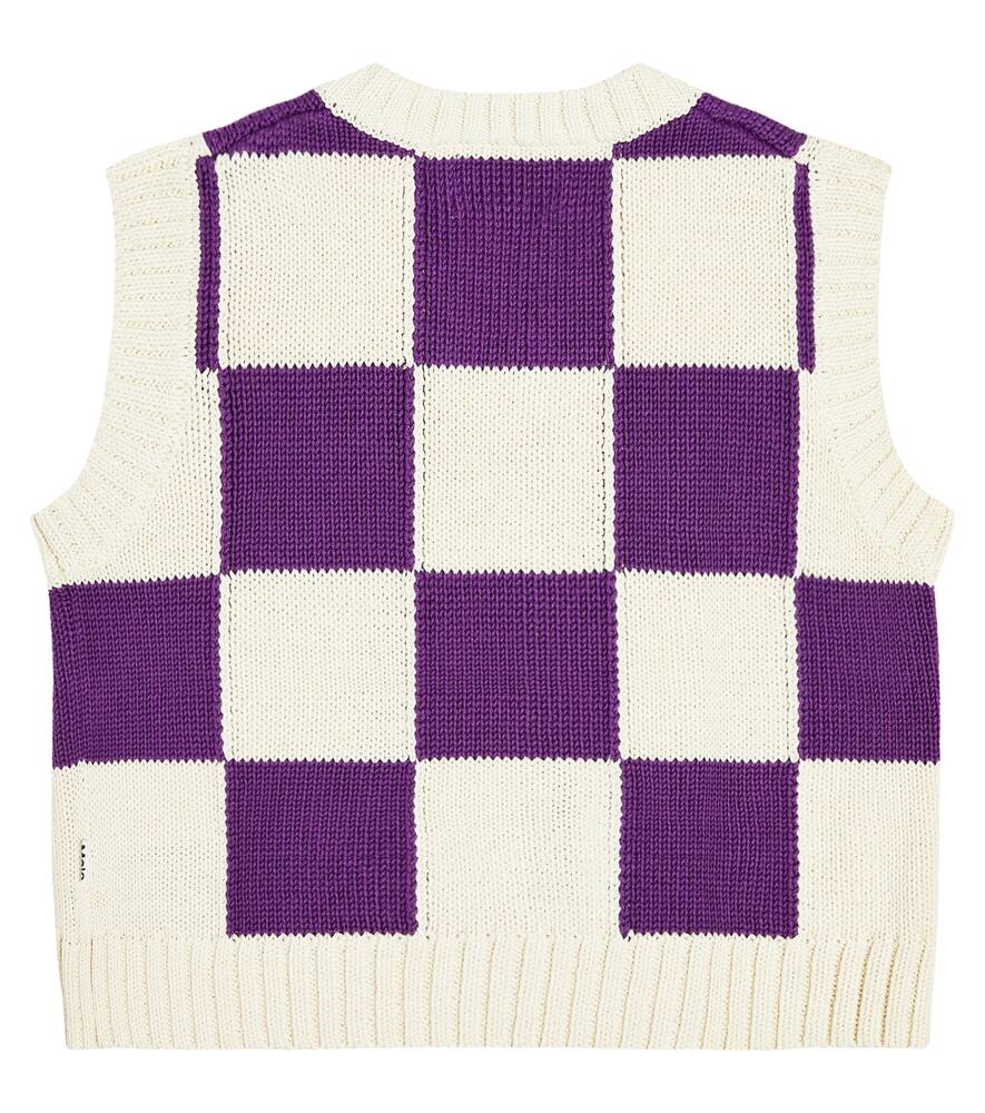 Molo Gertina checked cotton sweater