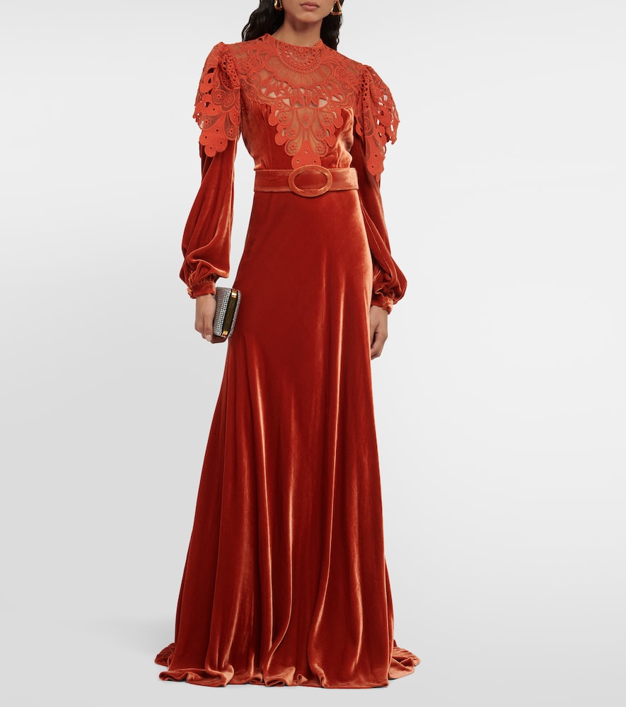 Velvet gown