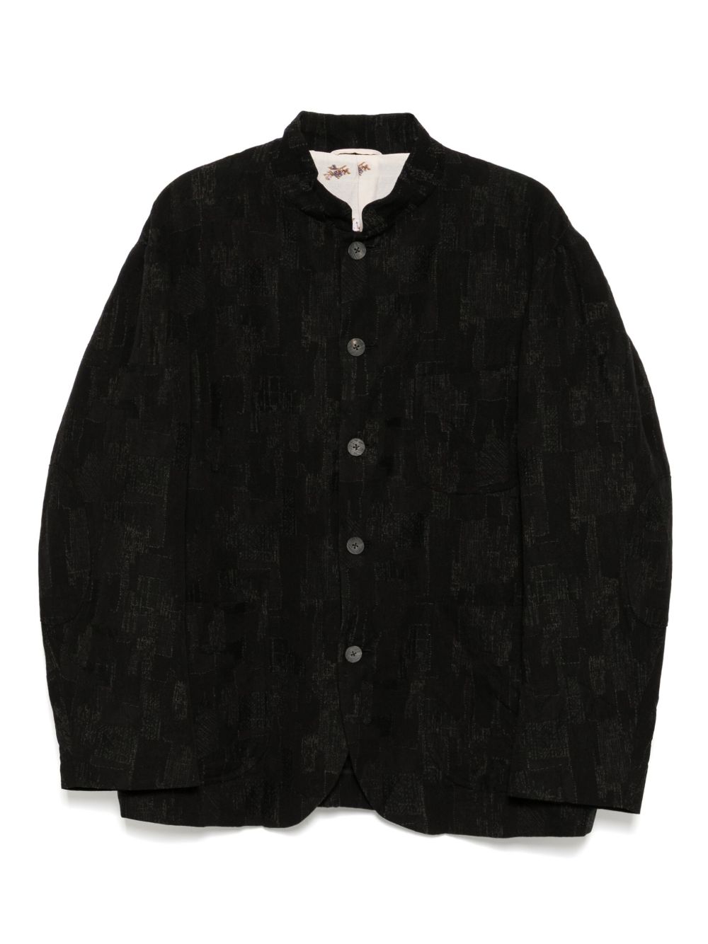 CALMLENCE single-breasted blazer - Black
