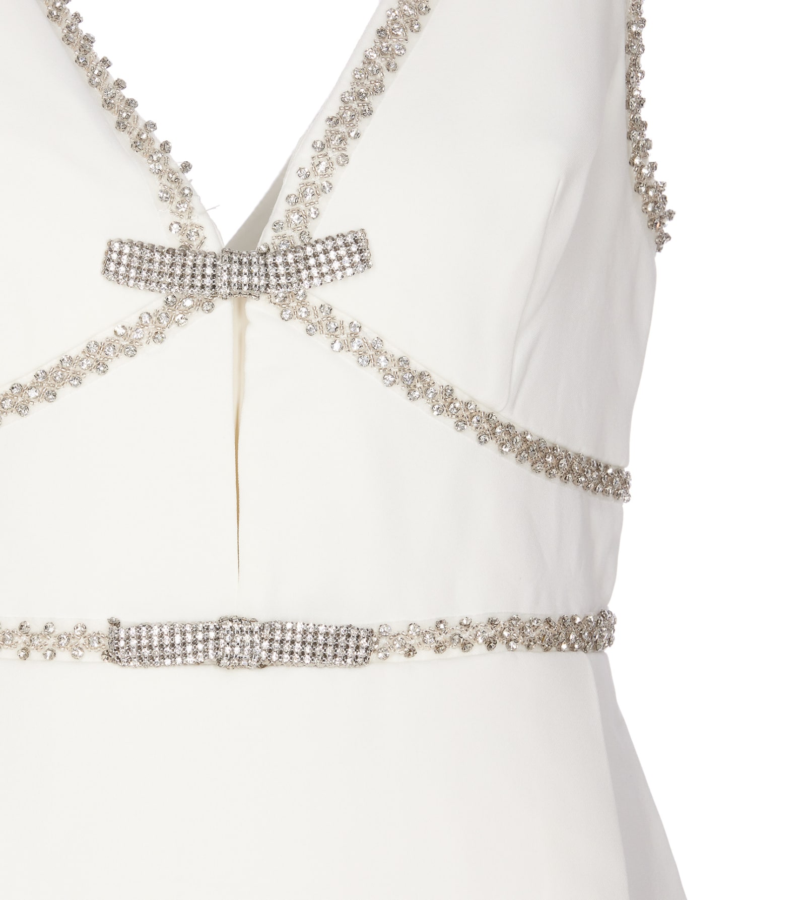 Crepe Mini Dress