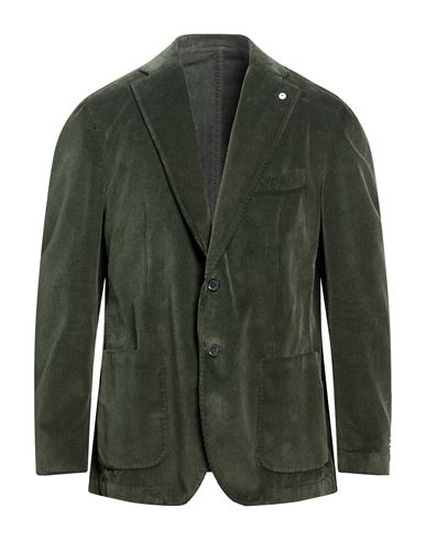 L. b.m. 1911 Man Blazer Military green Size 44 Cotton