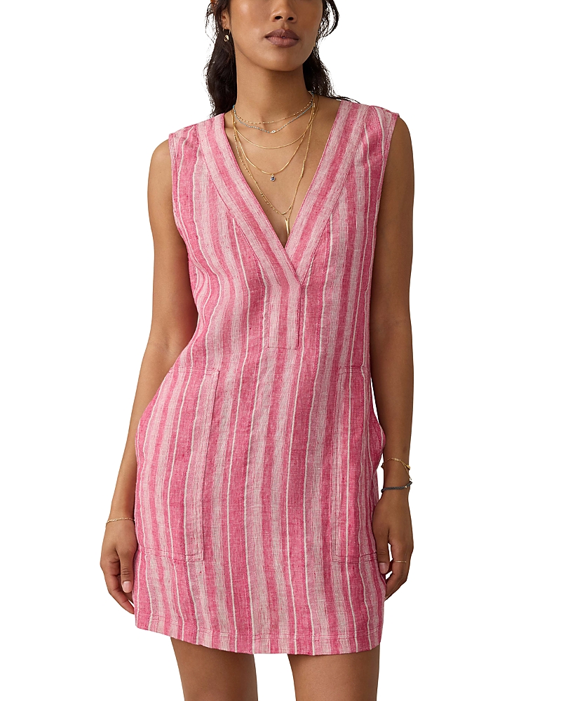 Azure Striped Dress