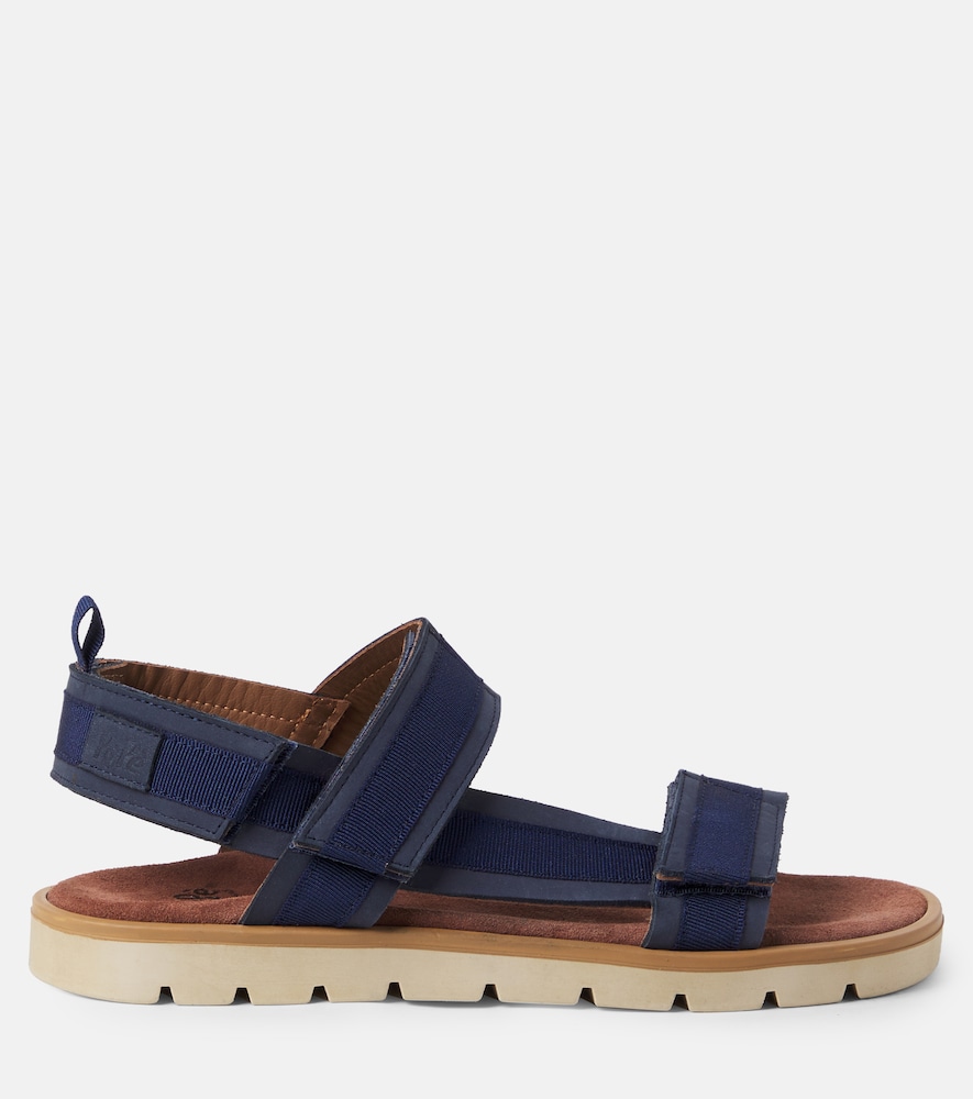 PèPè Summer grosgrain and leather sandals