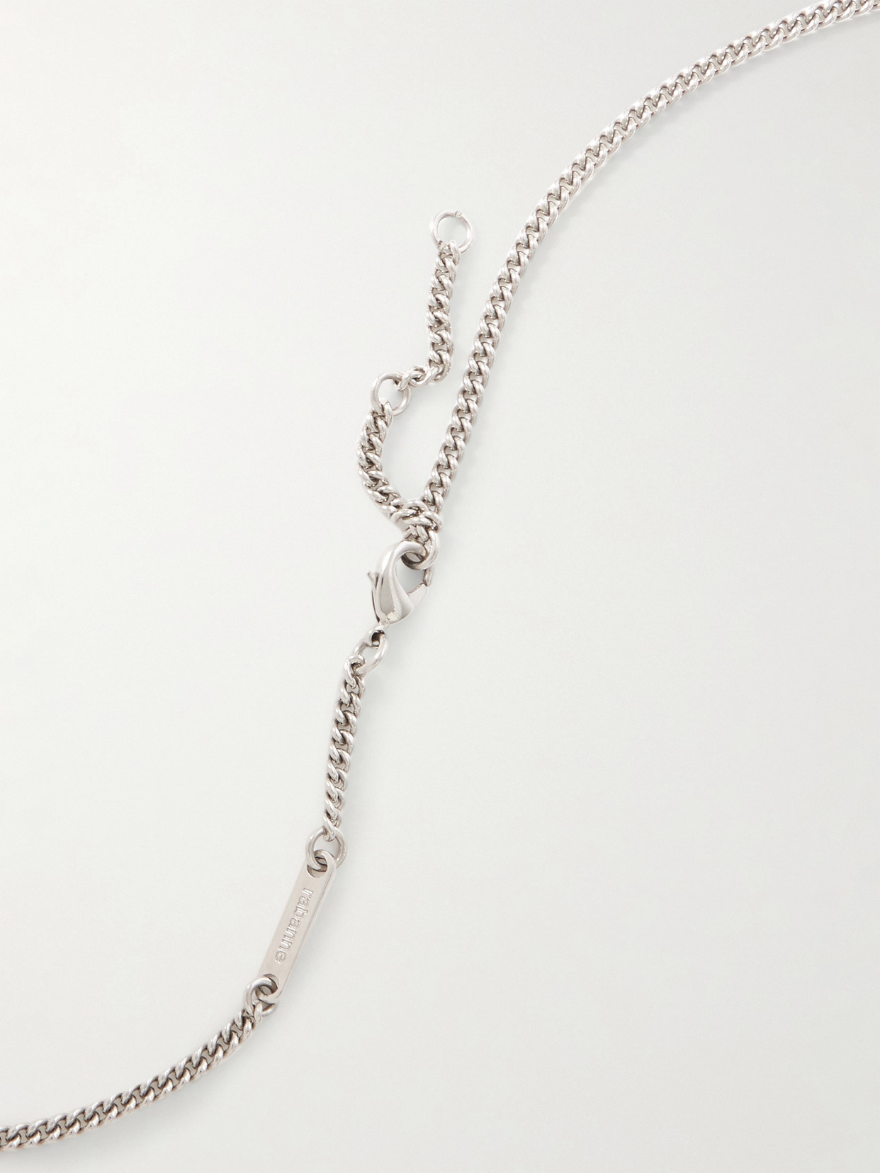 Silver-tone Crystal Necklace - One size
