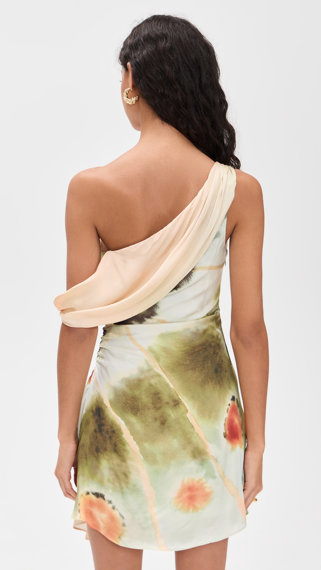 AMUR 여성 Elowen Print Mini Dress Butterfly Wing