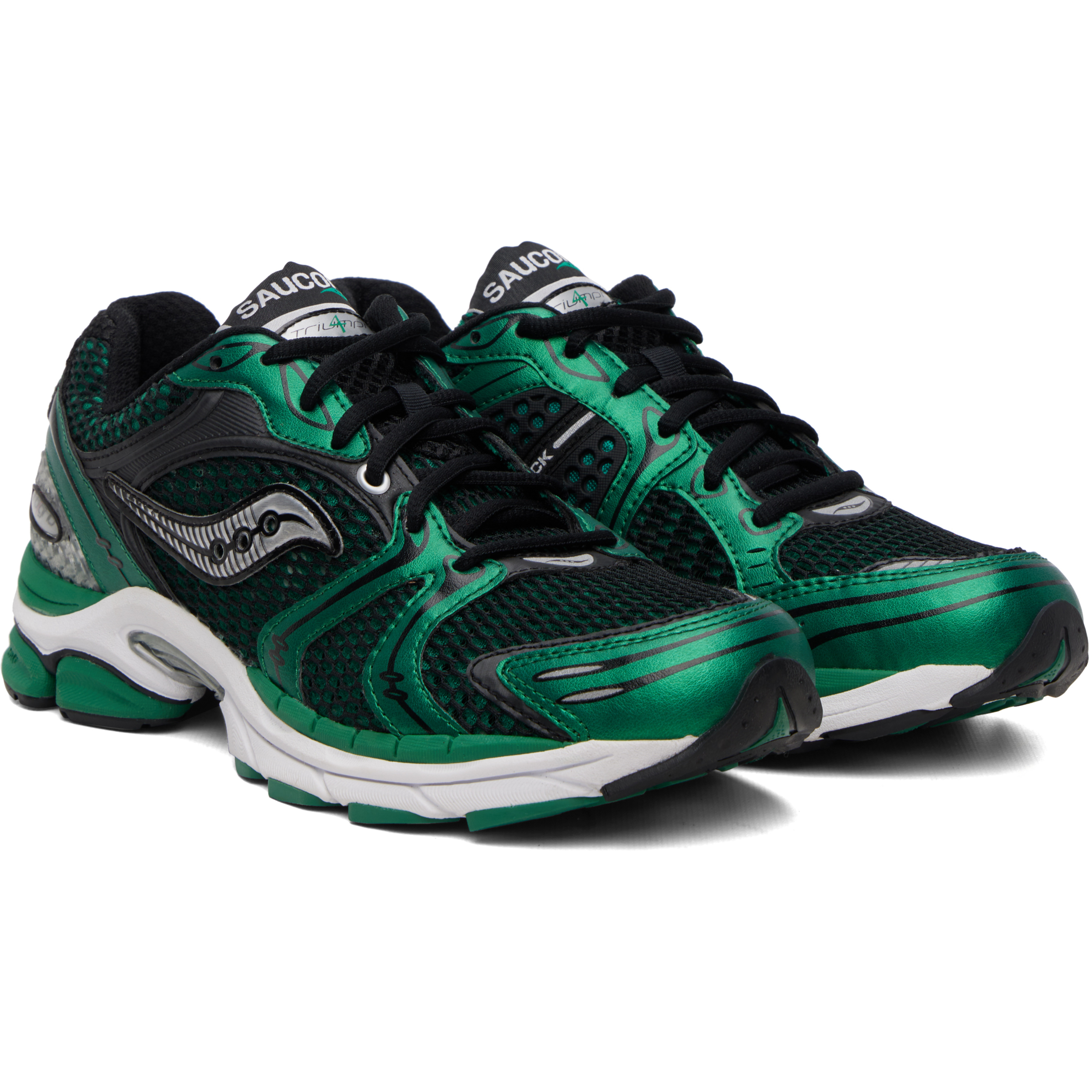 Green & Black Progrid Triumph 4 Sneakers