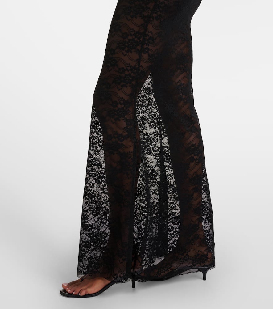 Rona lace midi skirt