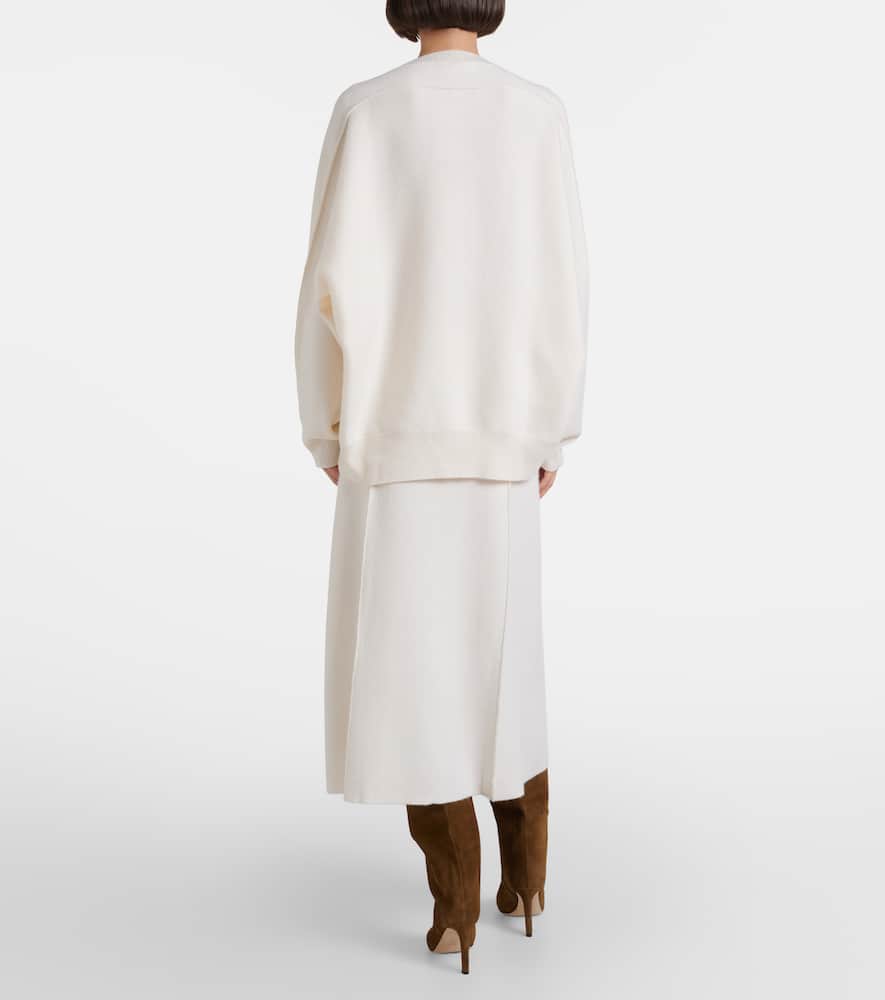 Ruthie cashmere midi skirt