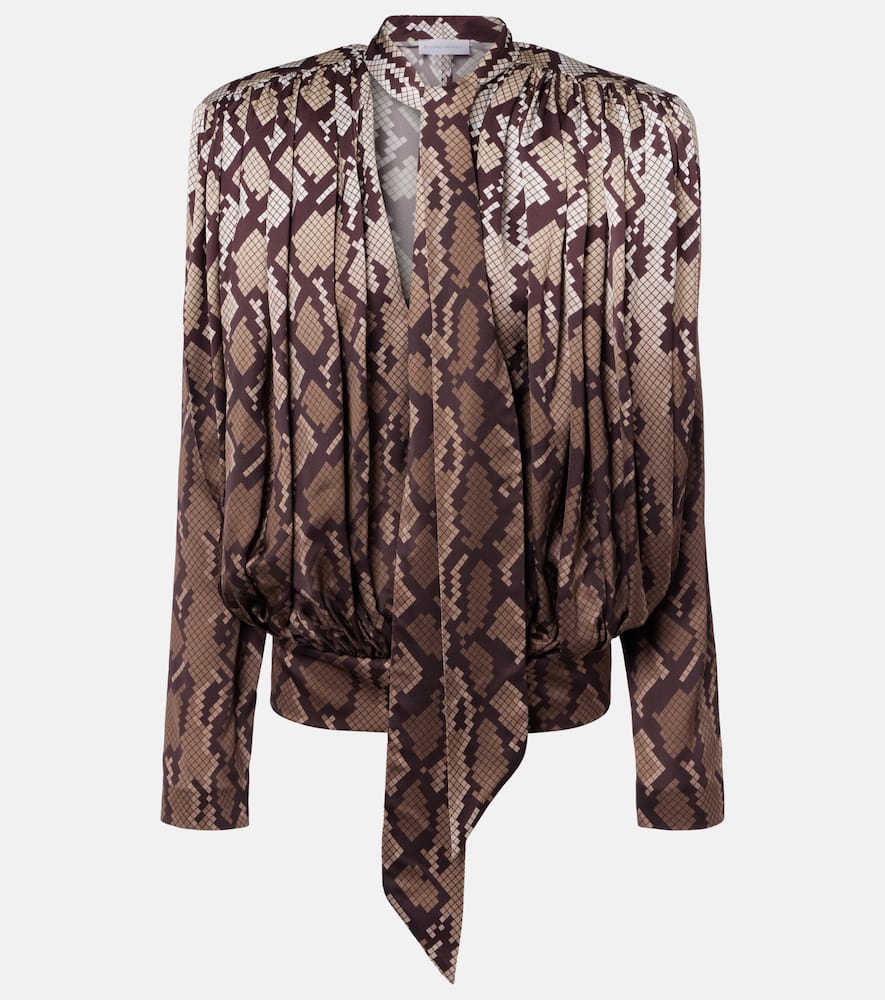 Snake-effect top