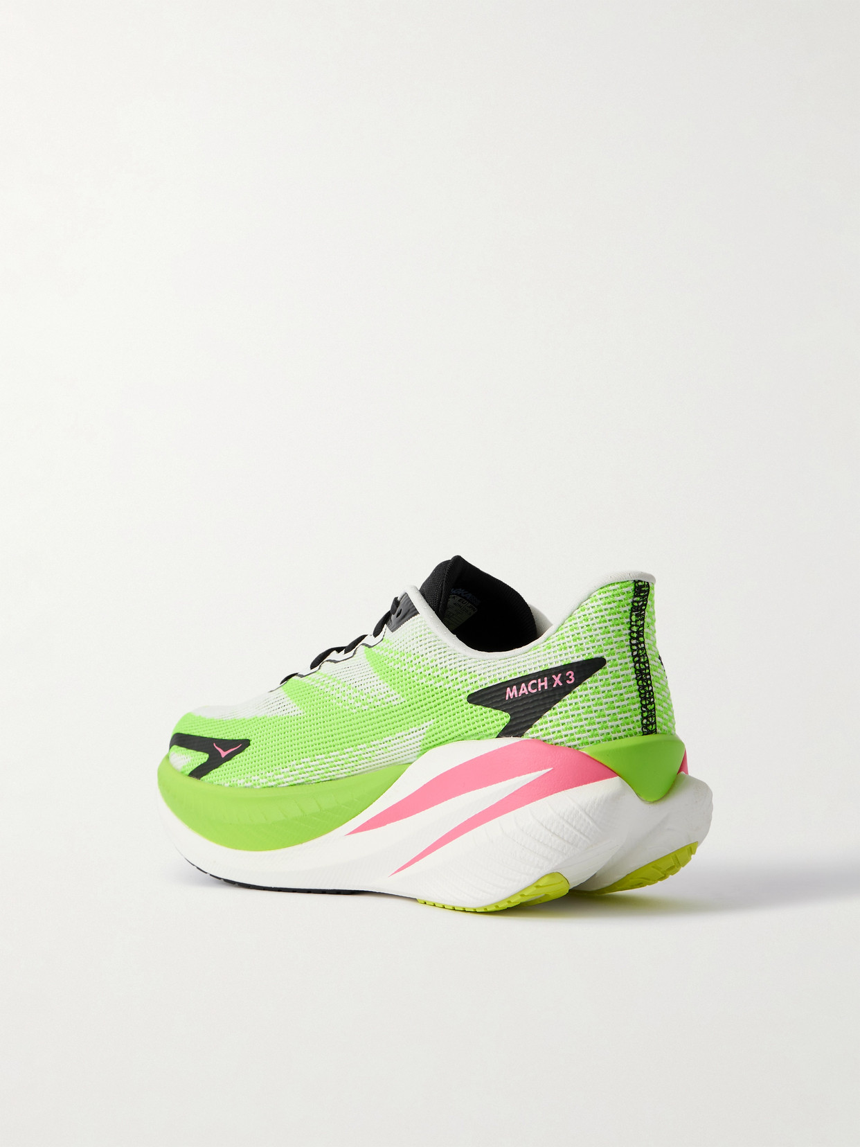 Mach X 3 Rubber-trimmed Mesh Sneakers - Green