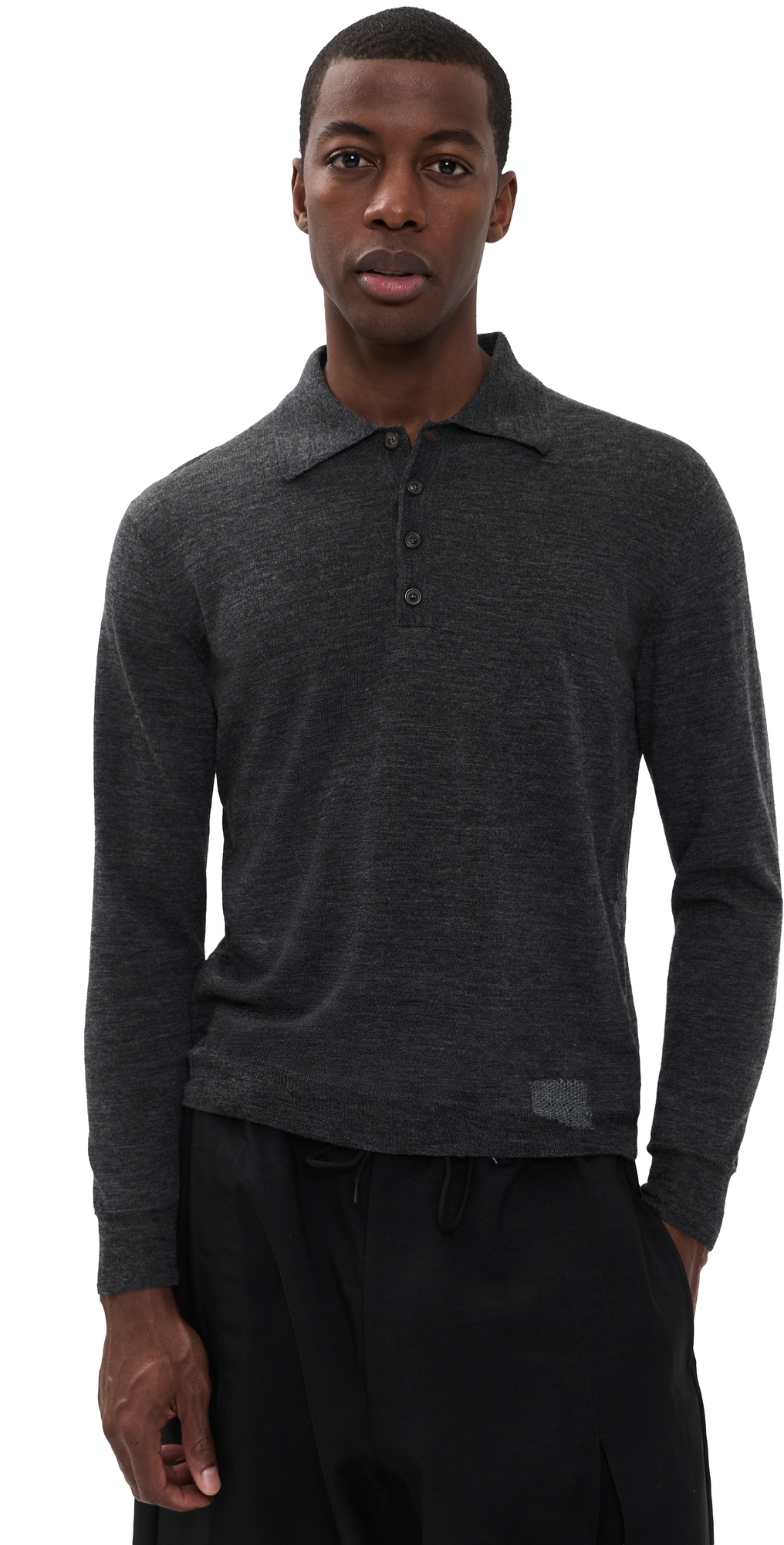 Polo Shirt Pullover Medium Grey