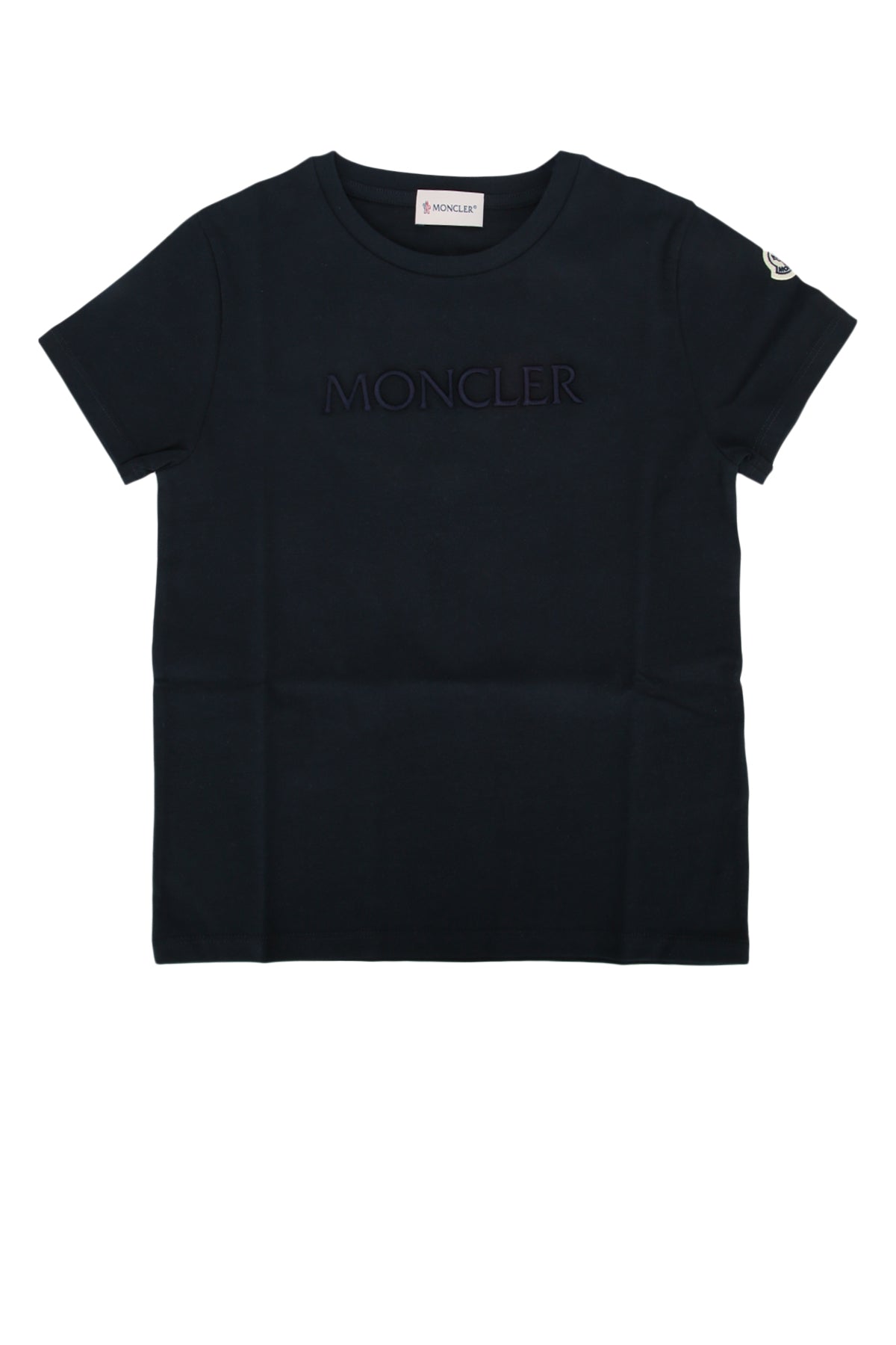 Logo-Embroidered Cotton T-Shirt — Navy