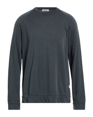 Man Sweatshirt Charcoal Size M Cotton, Lycra, Elastane