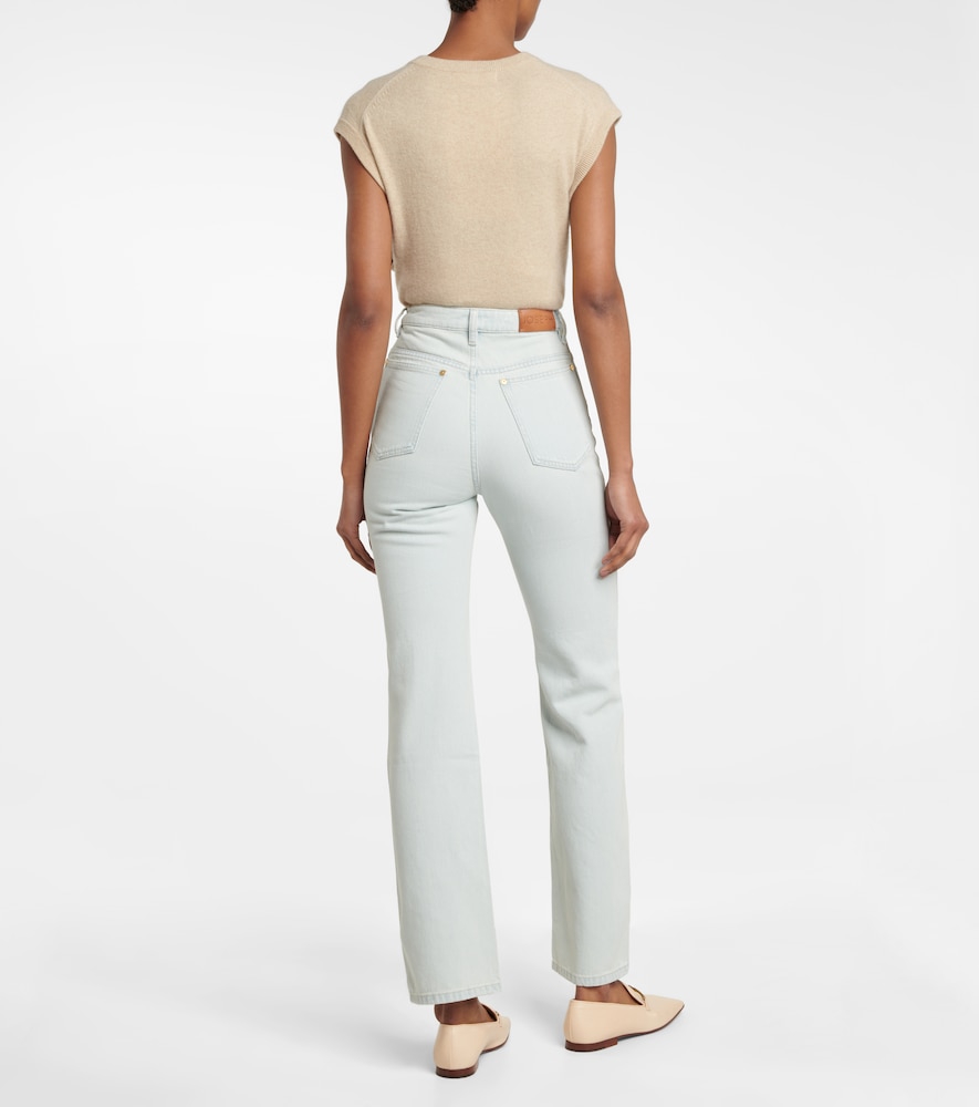 Fulham high-rise straight jeans