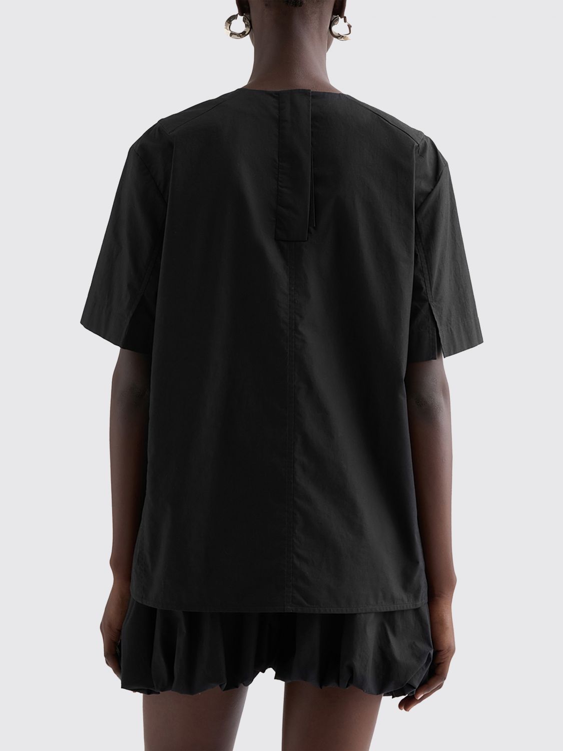 Top Woman color Black