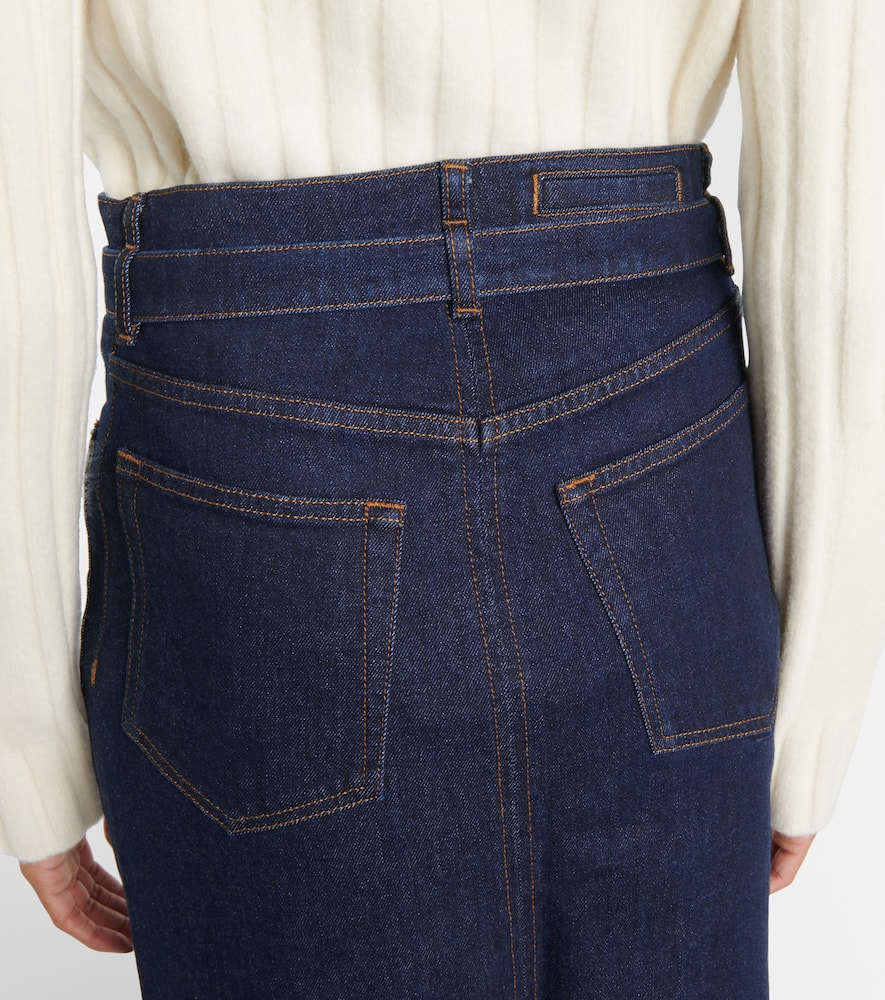 Proenza Schouler Calder denim midi skirt