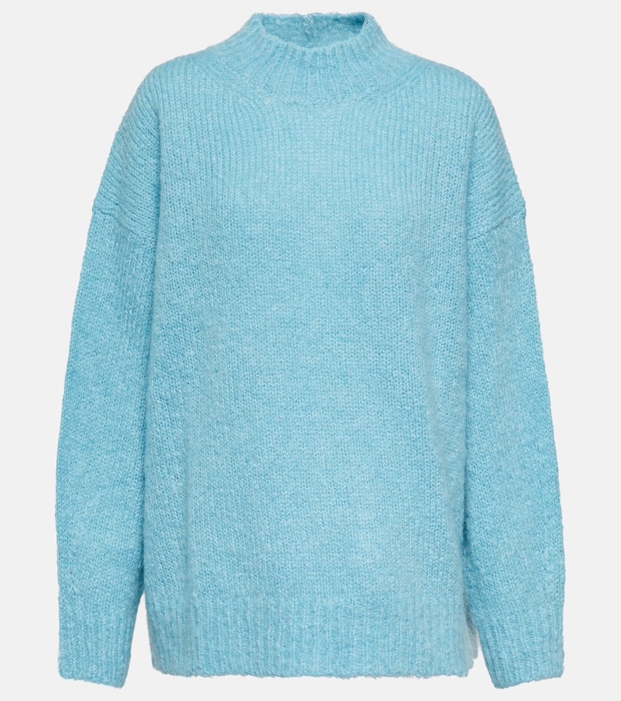 Idol mohair-blend mockneck sweater