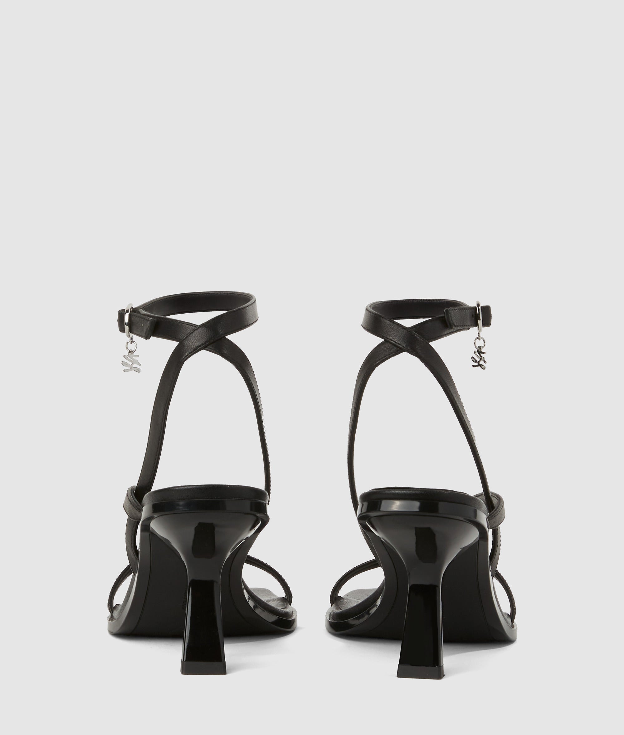 Karl Lagerfeld - Karmel Riemchensandalen Mit Absatz, Damen, Schwarz, Größe