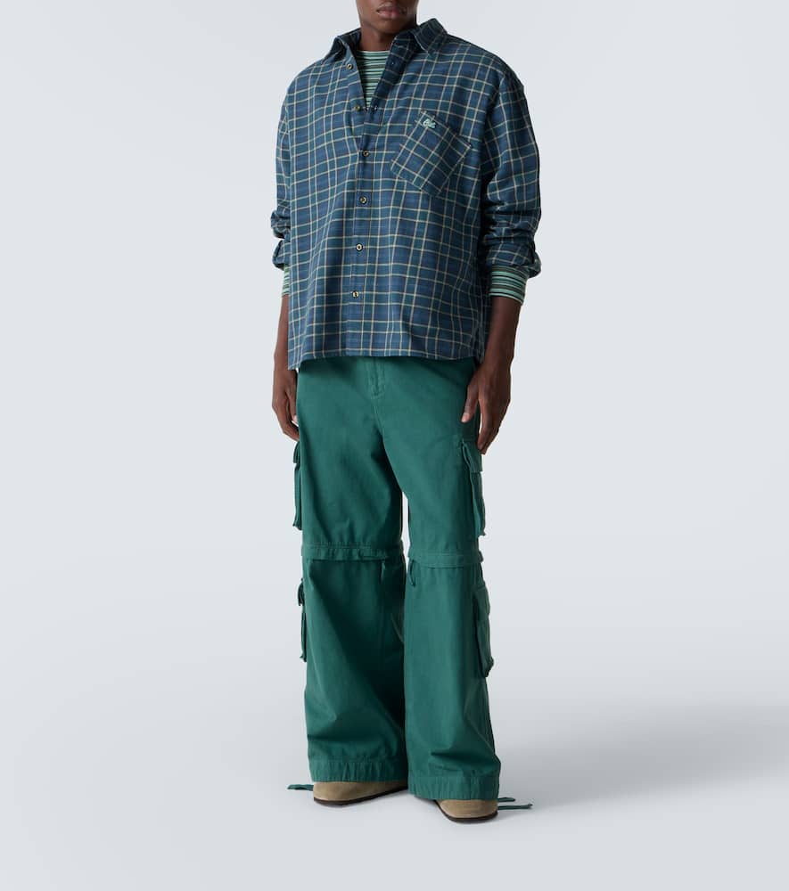 Checked cotton shirt