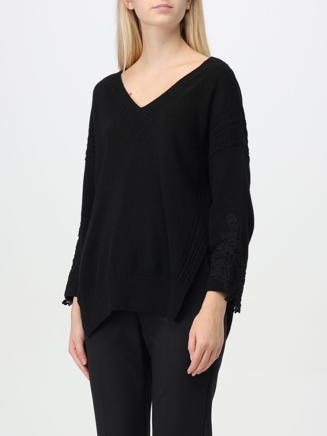 T-Shirt Woman color Black