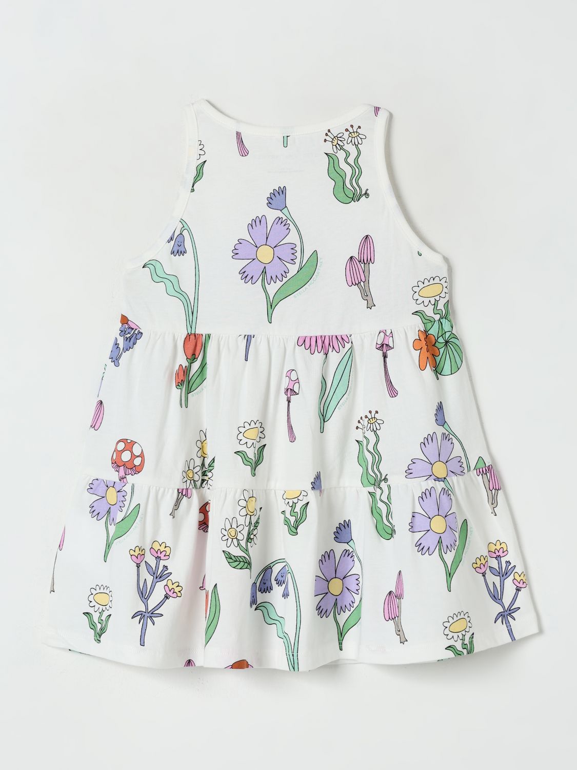 Floral-print dress - White