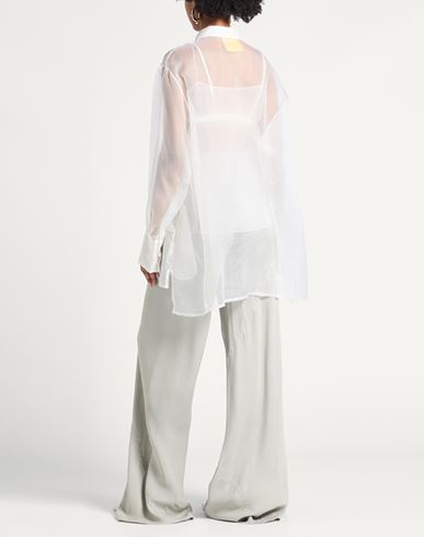 Woman Top White Size 4 Silk