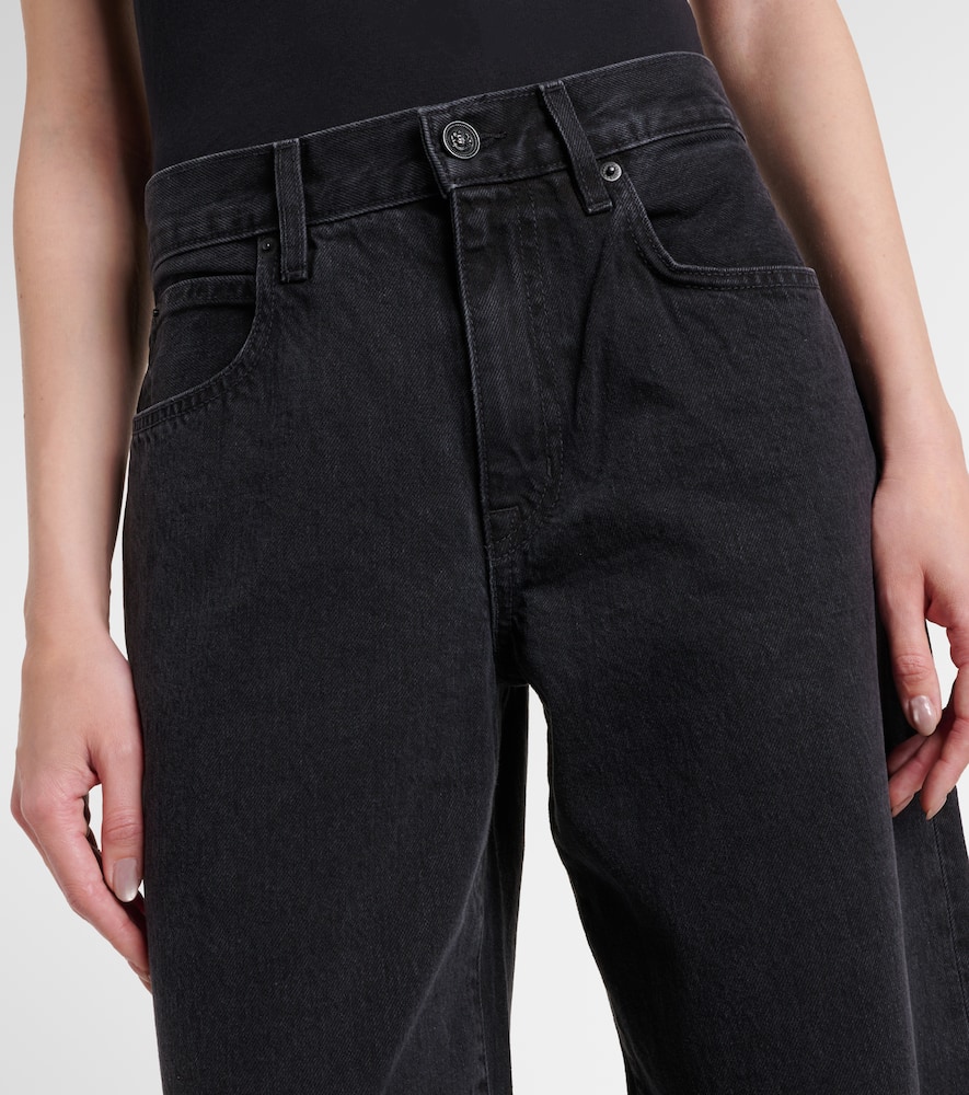 Tess Long high-rise barrel-leg jeans