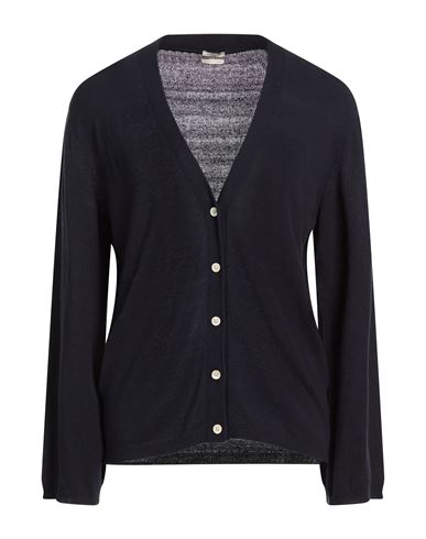 Woman Cardigan Midnight blue Size S Silk